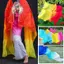 Quạt lụa CAST Bán chạy Quạt lụa Rayon giả dài màu Gradient