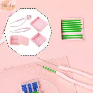 NKSFX 3 / 4 / 5 Cái / bộ Nhíp kim đơn hạt cầu chì, Hạt nhựa Bộ chăn ga gối hiệu quả Bộ khay chọn hạt, Hạt cầu chì 2.6mm DIY Dụng cụ phân loại hạt nhựa cầm tay