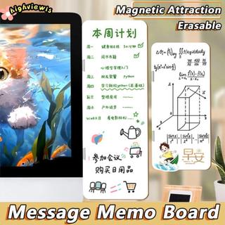 Bảng ghi nhớ tin nhắn HIGHVIEWLS, Nhắc nhở hàng ngày Mặt màn hình máy tính sử dụng Notepad để bàn, Bảng ghi chú có thể ghi lại từ tính đa chức năng Văn phòng trường học