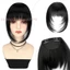 Dây buộc tóc tự nhiên kiểu Pháp Full Bangs Tóc giả - Phong cách Mỹ châu Âu không dấu vết dành cho nữ
