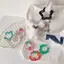 HFSHY Dễ Thương Acrylic Charm Carabiner Leo Bule Cao Thẩm Mỹ Giá Trị Túi Mặt Dây Chuyền Quà Tặng Sáng Tạo Móc Khóa Bapa Sổ Tay Trang Trí VN