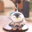 HK1 Penguin Plushie Móc khóa có kính râm Túi đựng máy ảnh Mini Túi dễ thương Charm KH1