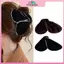 MYPANDA Pháp Vintage Nhung Tam Giác Kẹp Tóc Nữ Thu Đông Updo Cá Mập Kẹp Phong Cách Hàn Quốc Phụ Kiện Tóc.