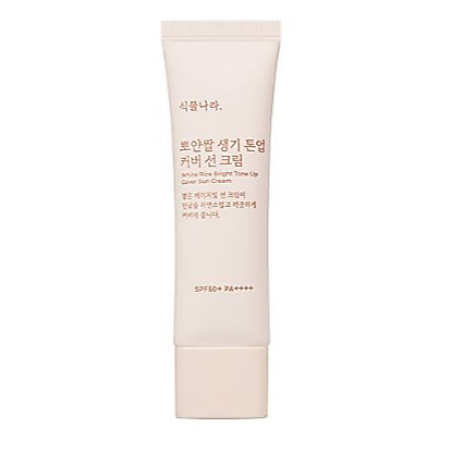 Shingmulnara Kem chống nắng White Rice Bright Tone Up Cover 50ml