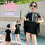 Bé Gái Một Mảnh Đồ Bơi Mùa Hè Phong Cách Mới Trẻ Em Nơ Tay Ngắn Đồ Bơi Thời Trang