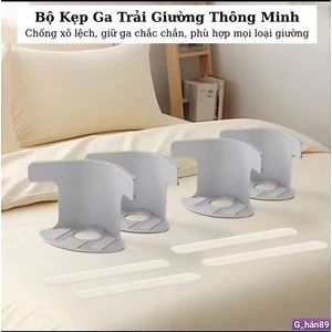 ​[MÃ GIẢM GIÁ] Dụng Cụ Kẹp Giữ Ga Giường Thông Minh - Giúp Ga Luôn Phẳng Lì, Chống Nhăn, Chống Bung 99%