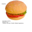 Puppy Hamburger Chew Toy – Đồ chơi chó kêu bằng nhựa Vinyl không độc hại cho răng Thời gian chơi Đồ chơi giải trí răng hàm cho thú cưng bền bỉ cho chó nhỏ đến vừa Đồ chơi thú cưng cho người nhai