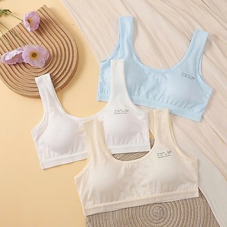 [A11 ÁO LÁ LƯỚI THÔNG HƠI] Áo ngực cho bé gái thông hơi thoáng mát, áo bra cho bé gái cấp 1, cấp 2 mút rời tiện lợi