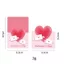 Qixi Thiệp Chúc Mừng Ngày Lễ Tình Nhân Hồng Tình Yêu Gấp Thẻ Giá Trị Cao Cửa Hàng Hoa Cửa Hàng Nướng Bánh Quà Tặng Trang Trí Thẻ 6.26