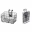 Giỏ Treo Xe Đạp PYCOU, Giỏ Trước Xe Đạp Có Thể Gập Lại Màu Đen, Xe Đạp Phía Trước Tàu Sân Bay Phía Sau Giỏ Chứa Đồ Xe Đạp Rỗng Cho Xe Đạp Leo Núi