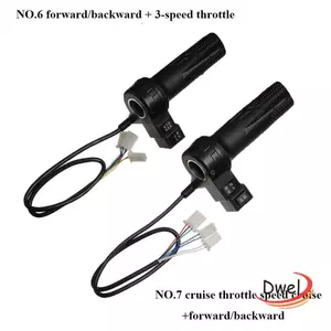 DWEL Tốc Độ Tay Lái Ga 36V 48V Xoắn Van Tiết Lưu Xe Đạp Điện Tay Ga Tay Cầm