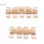 Máy mát xa bằng gỗ Con lăn thủ công Ne Ba Eo Massage Dụng cụ cho Ne Leg Ba Khăn giấy sâu Thư giãn cơ bắp Massage toàn thân