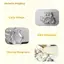 Nam châm lưu trữ lông thú cưng dễ thương bằng Acrylic trong suốt để trang trí nội thất hiện đại