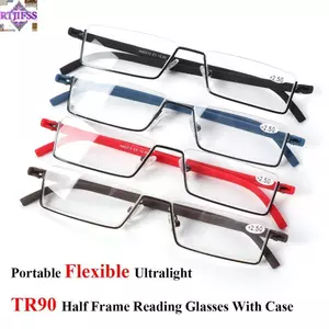 RTJIFSS Reader Kính mắt TR90 Di động Chăm sóc thị lực Khung nửa