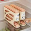 Cán Trứng Hộp Bảo Quản Nhà Bếp Nhiều Lớp xiên Miệng Tự Động Trứng Lăn Tủ Lạnh Cửa Bên Khay Trứng Đặc Biệt Tươi Giữ Hộp