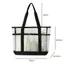 Túi Tote đi biển OLVIDO, Túi đựng bãi biển PVC dung tích lớn, Dây đeo vai thời trang nhiều lớp Túi đeo vai chống nước mở hàng đầu Đồ vệ sinh hàng ngày