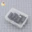 Đấm lỗ tròn 15 kích cỡ (1-15mm), Bộ dụng cụ cắt lỗ rỗng có hộp đựng, đục lỗ bằng da, Máy cắt khuôn thủ công bằng da ELWW