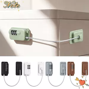 NOTE1 Khóa An Toàn Cho Bé, Không Khoan Có Thể Điều Chỉnh Cửa Tủ Lạnh Khóa Mã Hóa, Bảo Vệ Trẻ Em Đa Năng Chống Kẹp Cửa Sổ Tay Khóa Mật Khẩu Kỹ Thuật Số Cho Gia Đình