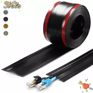 NOTE1 Che Khuyết Điểm Dây Treo Tường, Vỏ Cáp Sàn PVC Tự Dính, Mềm Mại Chuyên Nghiệp Đa Năng Không Có Dây Khoan Raceway Văn Phòng Tại Nhà