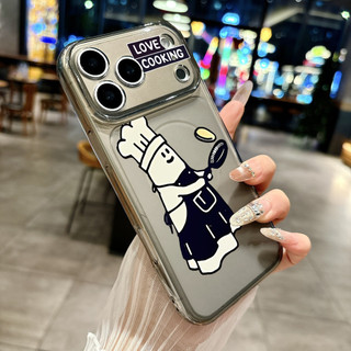 Ốp Lưng IPhone 13 15 11 17 16 12 14 ProMax  Người đầu bếp nhỏ 7 8Plus XR X XS Max