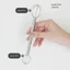 Muỗng khuấy súp Miso hai đầu Treeling để kiểm soát hương vị chính xác Thép không gỉ