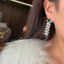 Bông tai thời trang tua rua Hàn Quốc Zircon thanh lịch dài phong cách mới Bán buôn