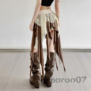 Váy ren bohemian eo thấp cho phụ nữ, phù hợp đi biển và dạo phố