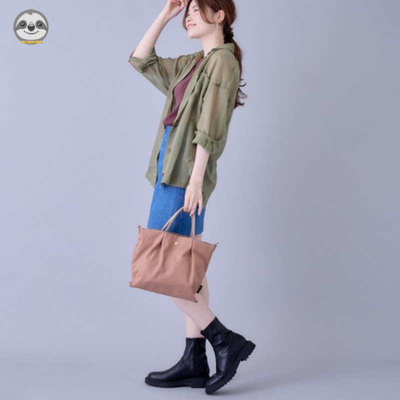 Phong cách Nhật Bản Phong cách Muji / Dây kéo chống nước Khóa từ tính Túi vỏ di động / Túi đeo vai sử dụng kép / Túi mua sắm Túi Messenger nhẹ / Túi Tote