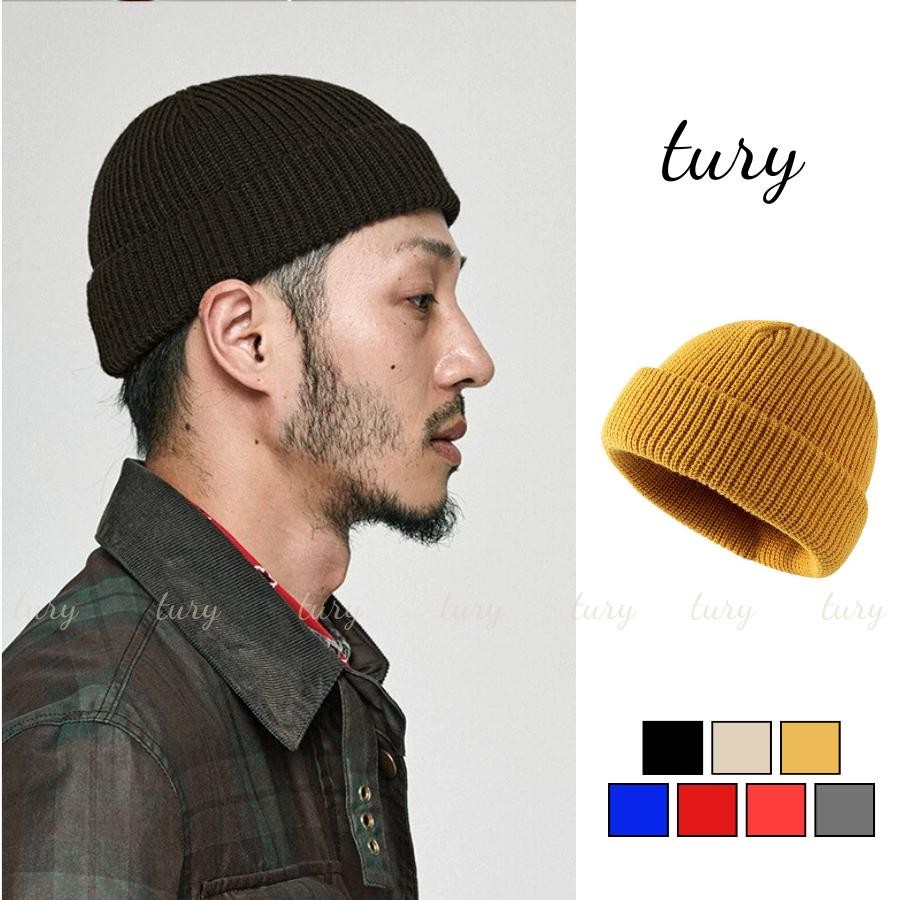 Nón Len Unisex Nam Nữ - Tury - Mũ Len Dệt Kim Thiết Kế Đơn Giản - NL000