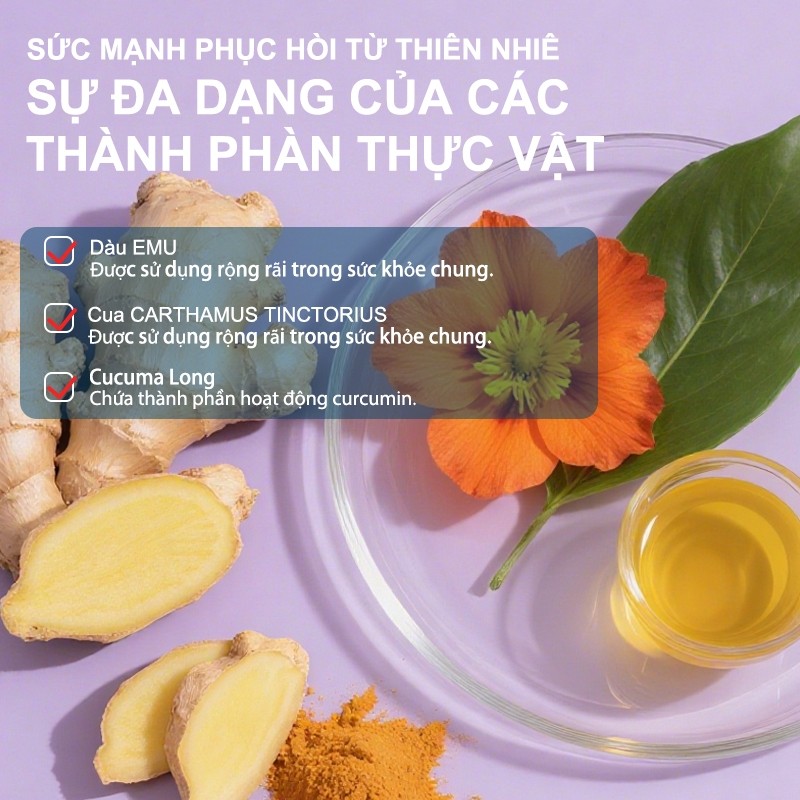 Kem massage giảm đau khớp HUANIZI, kem làm dịu cơ nhanh, thích hợp cho việc phục hồi đầu gối, thắt lưng, cổ, tay và chân