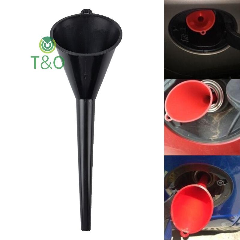[T & O-t] Phễu dầu cổ dài bằng nhựa đa chức năng tiếp nhiên liệu cho tất cả các loại dầu ô tô [mới]