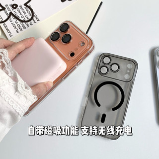 [JLK] Ốp từ tính siêu mỏng bằng nhựa cứng trong suốt sang trọng cho iPhone 17 Air 16E 16 15 14 Plus 13 Pro Max Vỏ bảo vệ Camera