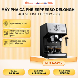 Máy pha cà phê espresso DeLonghi Active Line ECP33.21 (BK) - Màu đen |HỎA TỐC 2H HCM|