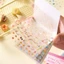 FAVORITEGOODS 24 tờ / bộ Nhãn dán móng tay, Nhãn dán cốc DIY hoạt hình, Đề can làm móng tay đa chức năng tự dính thời trang để trang trí móng tay nghệ thuật