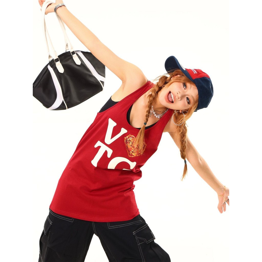 Milyfashion Áo Vest Retro Dáng Rộng Thoải Mái, Phù Hợp Mặc Ngoài Cho Nữ