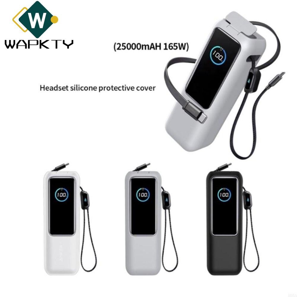 WAPKTY Bảo vệ, Silicon chống sốc mềm, Vỏ bảo vệ chống bụi di động cho Ngân hàng điện Anker Zolo (25000mAh 165W)