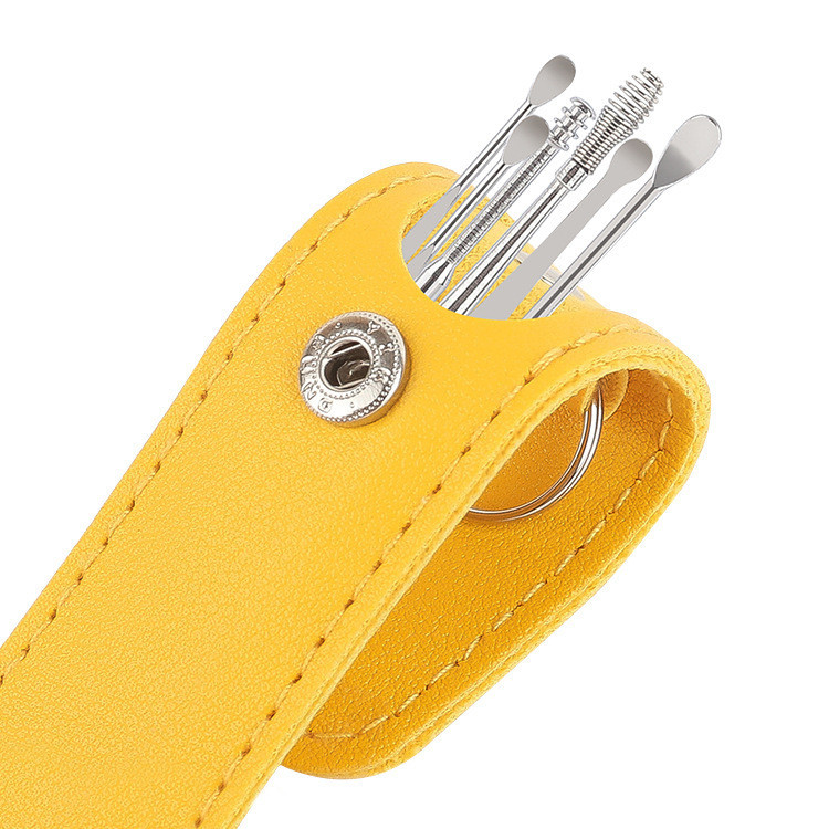6 Chiếc Hộ Gia Đình Di Động Thìa Tai Bộ Sáu Mảnh Dụng Cụ Chọn Tai Bộ Chọn Tai Thìa Chọn Tai
