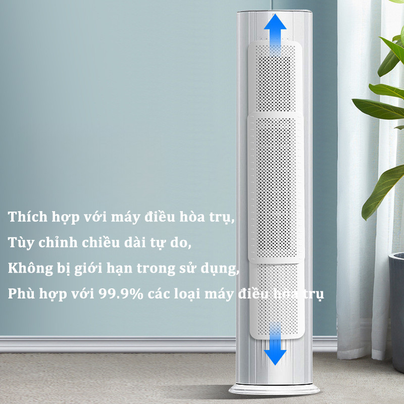 Tấm Chắn Gió Điều Hòa 3 Cánh Xoay 180° Đa Chiều, Điều Chỉnh Kích Thước, Chống Gió Thổi Thẳng