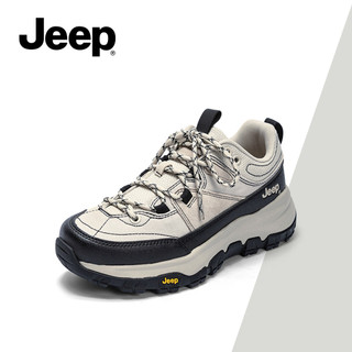 Giày Nữ JEEP Mùa Thu Retro - Tăng Chiều Cao, Chống Trơn Trượt và Mài Mòn - Thích Hợp Đi Bộ Đường Dài và Hàng Ngày