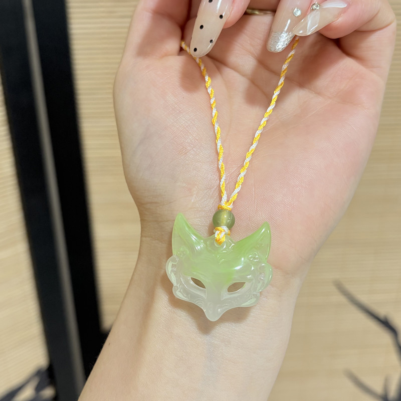 [Hộp quà] Mặt nạ mặt cáo thẩm mỹ phong cách Trung Quốc – Vòng cổ đẹp cho nam nữ, quà tặng ý nghĩa