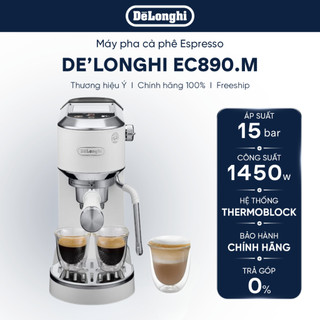 Máy pha cà phê Espresso DeLonghi Dedica Duo EC890 (M/GR/WI) - Bảo hành chính hãng 12 tháng