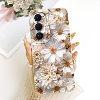 Ốp Lưng Hoa Cúc Cho Samsung Galaxy A13 A14 A24 A34 A54 A15 A25 A35 A55 A16 A26 A36 A56 5G Vỏ Silicon Mềm Sơn Thời Trang