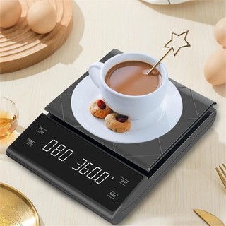 Cân Điện Tử Màn Hình Cảm Ứng LED 3kg/0.1g Chuyên Dụng Cho pha chế cà phê