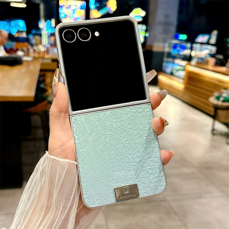 Ốp Điện Thoại Họa Tiết Dệt Gradient Cho Samsung Galaxy Z Flip 7 Flip 6 Flip 5 Flip 4 Z Flip 7 6 5 4 3 Ốp Lưng Bảo Vệ