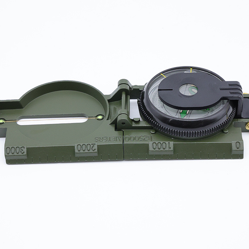 DC45-2B Hợp Kim Nhôm La Bàn Mỹ Cắm Trại Phiêu Lưu Dạ Quang La Bàn Định Hướng Chống Thấm Nước Ngoài Trời NWEG