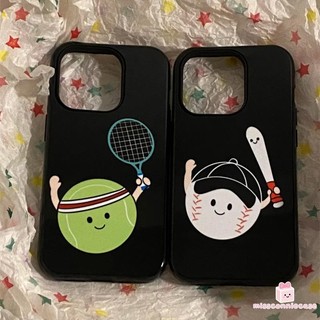 Ốp Lăng Cho Iphone 15 11 16 13 14 12 Pro Max 16 15 Plus XS Phim Hoạt Hình Ngộ nghĩnh Bóng Chày Bé Trai Sang Trọng Bề Mặt Bóng Mềm
