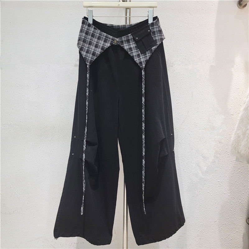 Mùa Thu quần lót nữ cổ rộng, dây thắt lưng co giãn, phong cách retro thời thượng