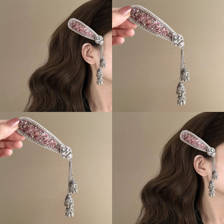 Kẹp tóc thiết kế hình trái tim với kim cương giả, phù hợp dùng hàng ngày ở nhà, văn phòng và ngoại thất