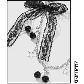 Túi OLVIDO Charms, dây chuyền túi nơ ren anh đào, Dây đeo túi xách hợp kim thay thế DIY di động Trang trí mặt dây chuyền