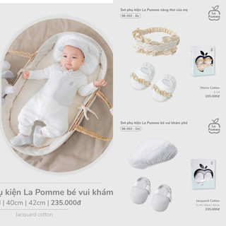 La pomme AW2025 Set phụ kiện La Pomme cho bé T10.4